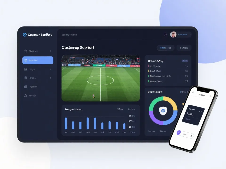 世界杯直播与投注平台在线支持中心示意图